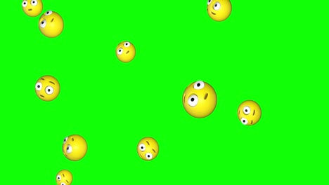 Surprised-3D-Emojis-Falling-Green-Screen